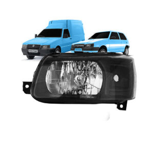 Semioptica Fiat Uno 2004 / 2014 Izquierda Fondo Negro